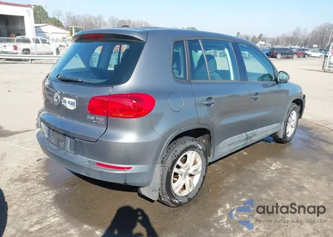 2014 Volkswagen Tiguan S из США, поврежденный, VIN WVGBV3AX1EW550847